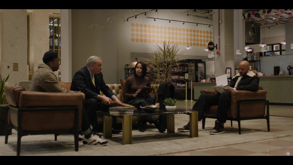 Nike Air Jordan Sneakers in The Emperor of Ocean Park S01E01 “Chapter One” (2024) (Image 3)