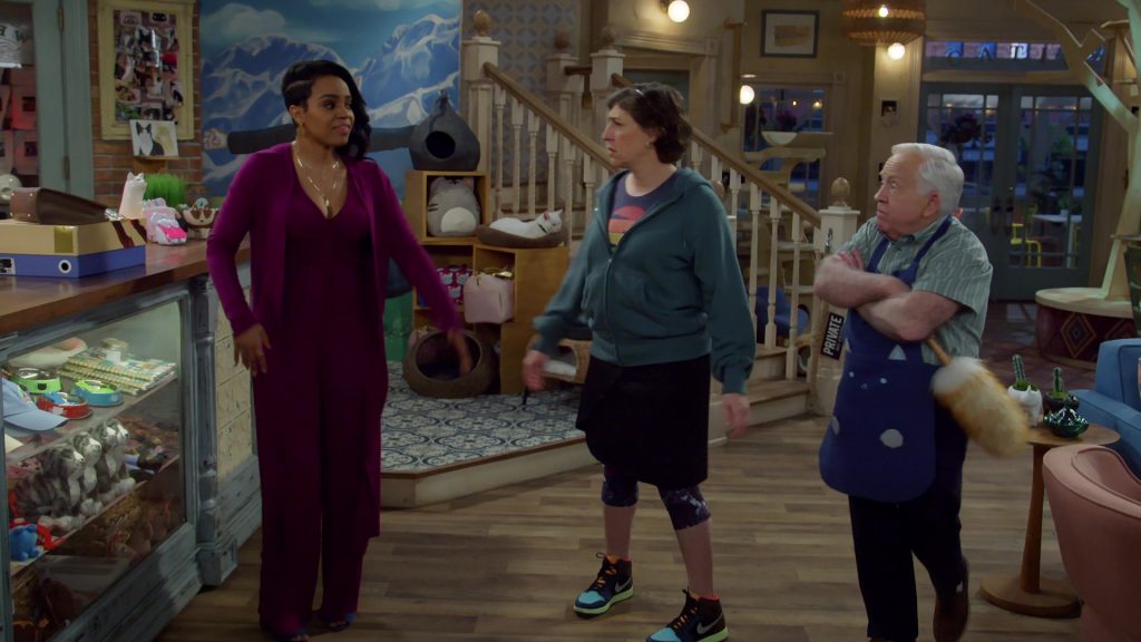 Nike Air Jordan Sneakers of Actress Mayim Bialik in Call Me Kat S01E09 “First Date” (2021) (Image 1)