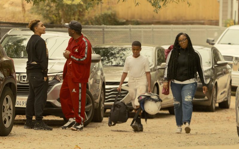 Nike Air Jordan Tracksuit and Shoes in The Underdoggs (2024) (Image 1)