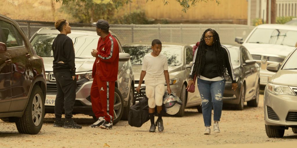 Nike Air Jordan Tracksuit and Shoes in The Underdoggs (2024) (Image 2)