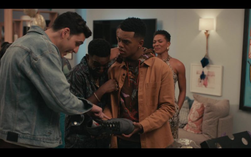 Nike Air Jordan V x Off-White Sneakers in Bel-Air S01E08 “No One Wins When the Family Feuds” (2022) (Image 1)