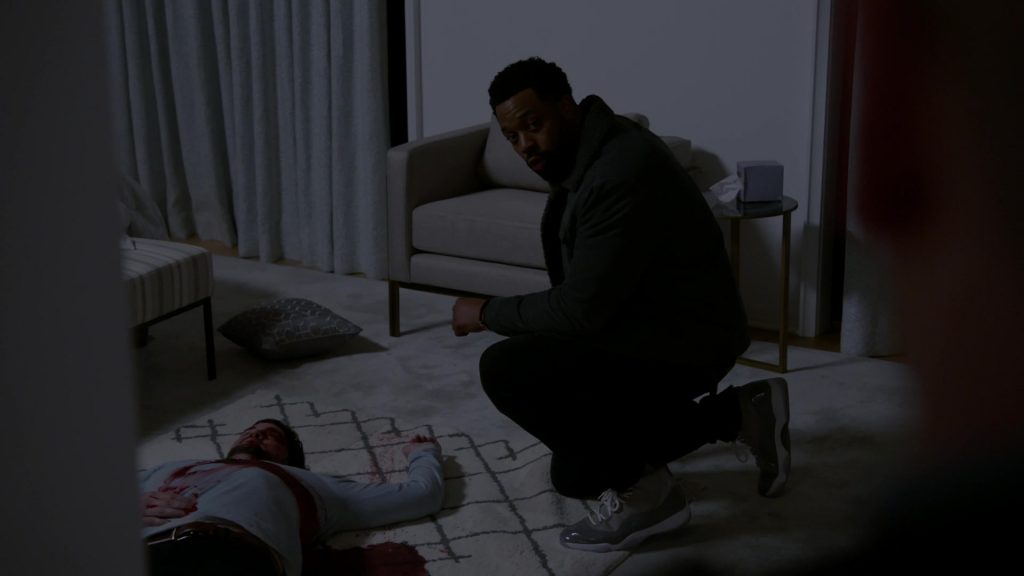 Nike Air Jordan XI Shoes Worn by LaRoyce Hawkins as Kevin Atwater in Chicago P.D. S09E19 “Fool's Gold” (2022) (Image 1)