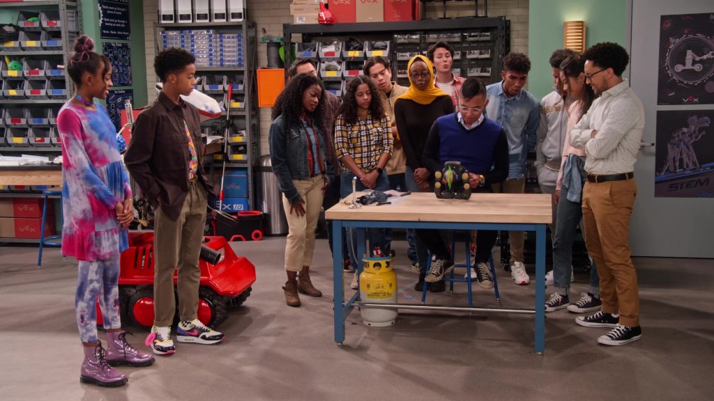Nike Air Max 1 ‘Hyper Pink' Shoes of Isaiah Russell-Bailey as Shaka McKellan in Family Reunion S03E06 “Remember When Shaka Did the Robot” (2021) (Image 1)