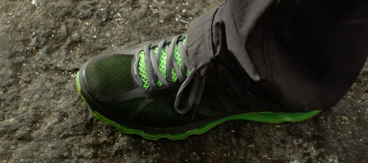 Nike Air Max 2012 black-fluorescent green sneakers worn by Kevin Hart in RIDE ALONG (2014) (Image 1)