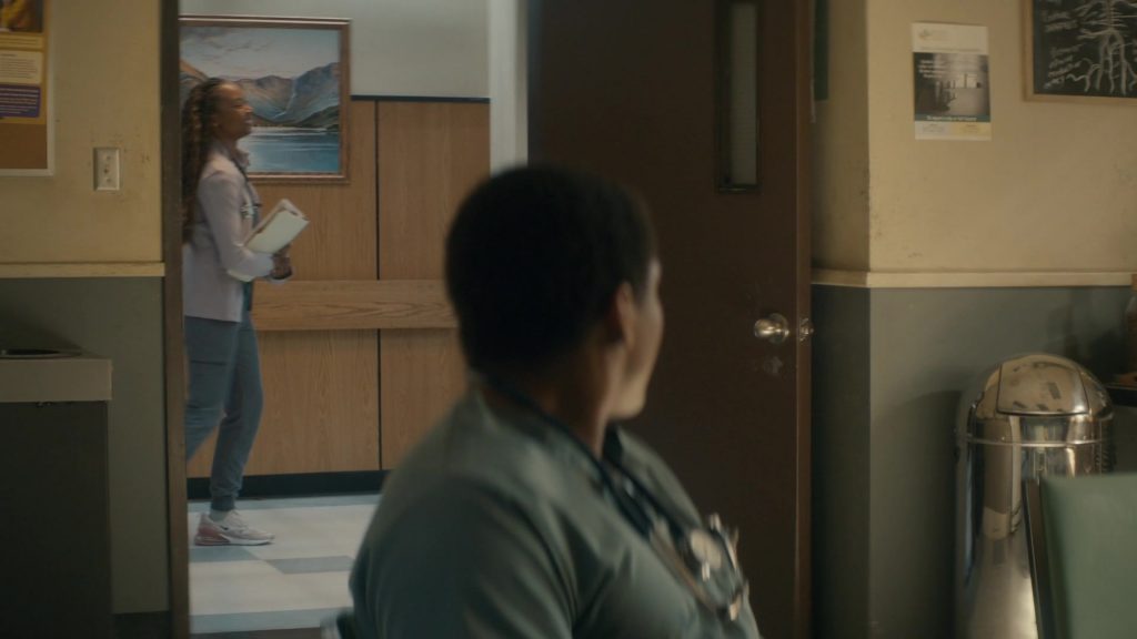 Nike Air Max 270 GS shoes in Brilliant Minds S02E10 “The Gala” (2025) (Image 1)