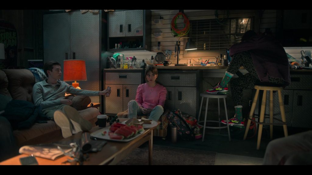 Nike Air Max 270 React Parachute Sneakers of Petrice Jones as Scot Cavendish in Locke & Key S02E03 “Small World” (2021) (Image 1)