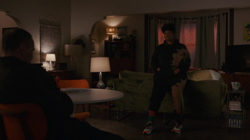 Nike Air Max 270 React Sneakers of Adrienne C. Moore as Kelly Duff in Pretty Hard Cases S01E06 “Guns” (2021) (Image 1)