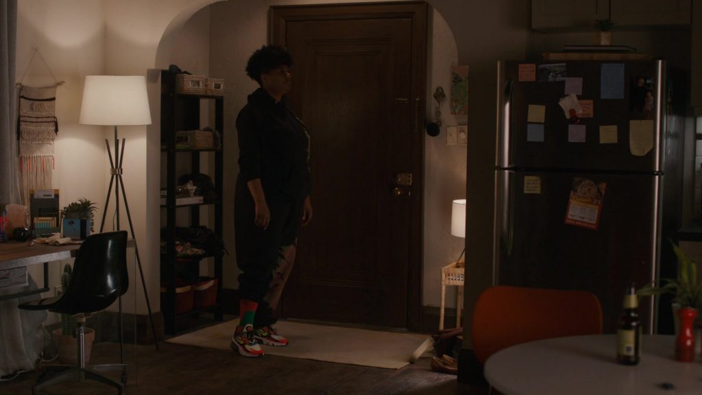 Nike Air Max 270 React Sneakers of Adrienne C. Moore as Kelly Duff in Pretty Hard Cases S01E06 “Guns” (2021) (Image 2)