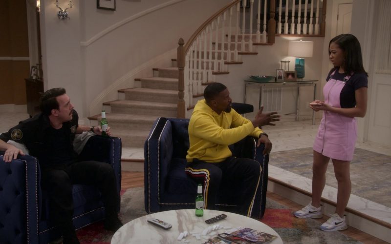 Nike Air Max 270 React Sneakers of Kyla-Drew as Sasha Dixon in Dad Stop Embarrassing Me! S01E04 “#NipplesOrNuts” (2021) (Image 1)