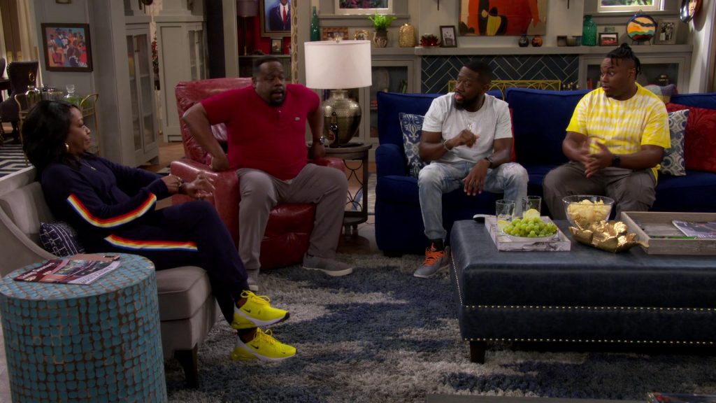 Nike Air Max 270 Yellow Sneakers of Tichina Arnold as Tina in The Neighborhood S04E17 “Welcome to Bro Money, Bro Problems” (2022) (Image 2)