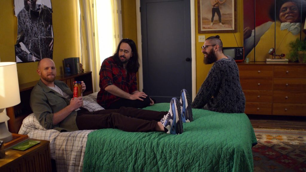 Nike Air Max 90 Essential Running Sneakers of Actor Broden Kelly in Aunty Donna's Big Ol' House of Fun S01E03 “Training for the 2000 Sydney ‘lympic games” (2020) (Image 1)