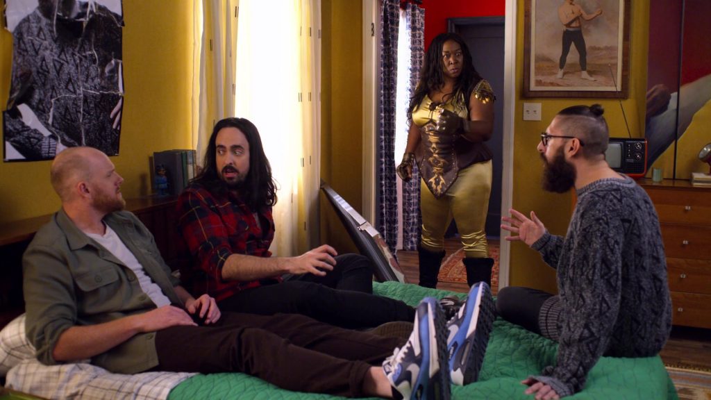 Nike Air Max 90 Essential Running Sneakers of Actor Broden Kelly in Aunty Donna's Big Ol' House of Fun S01E03 “Training for the 2000 Sydney ‘lympic games” (2020) (Image 2)
