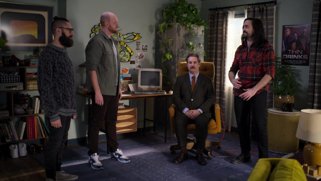 Nike Air Max 90 Men's Sneakers Worn by Broden Kelly in Aunty Donna's Big Ol' House of Fun S01E06 “Dinner Party” (2020) (Image 1)