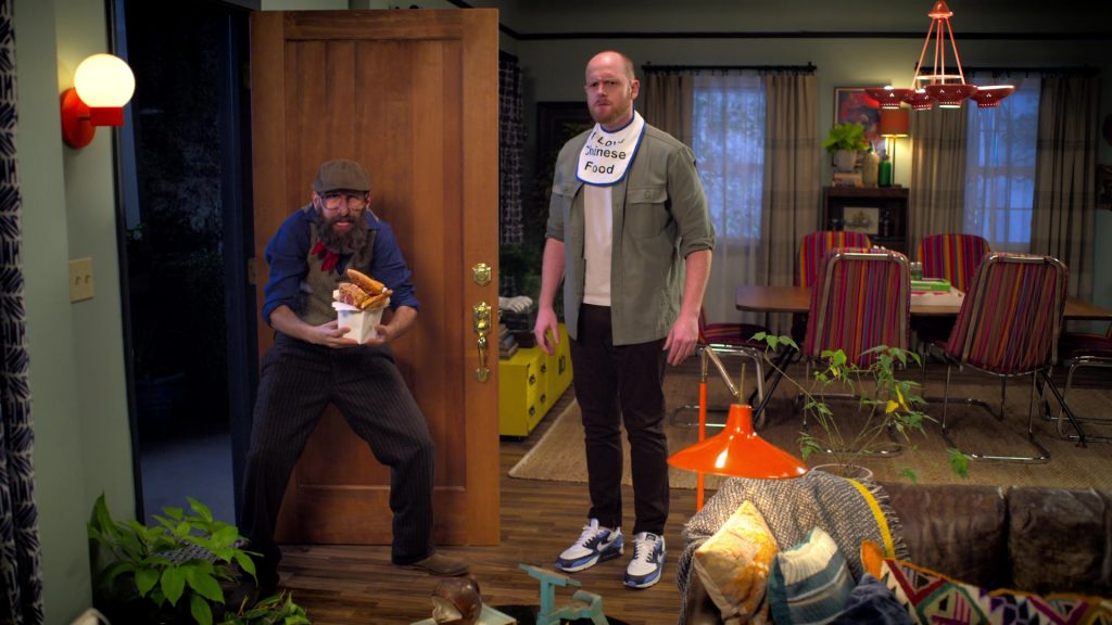 Nike Air Max 90 Multicolor Running Shoes Worn by Broden Kelly in Aunty Donna's Big Ol' House of Fun S01E05 “Night-time” (2020) (Image 2)