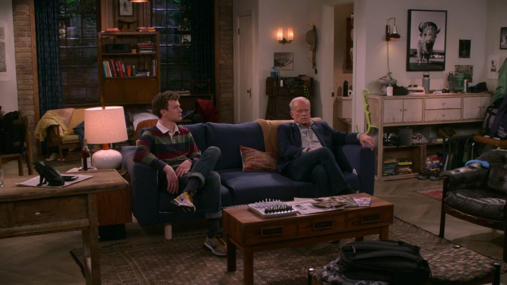 Nike Air Max Flyknit Racer “Next Nature” sneakers Wron by Anders Keith as David Crane in Frasier S01E01 “The Good Father” (2023) (Image 2)