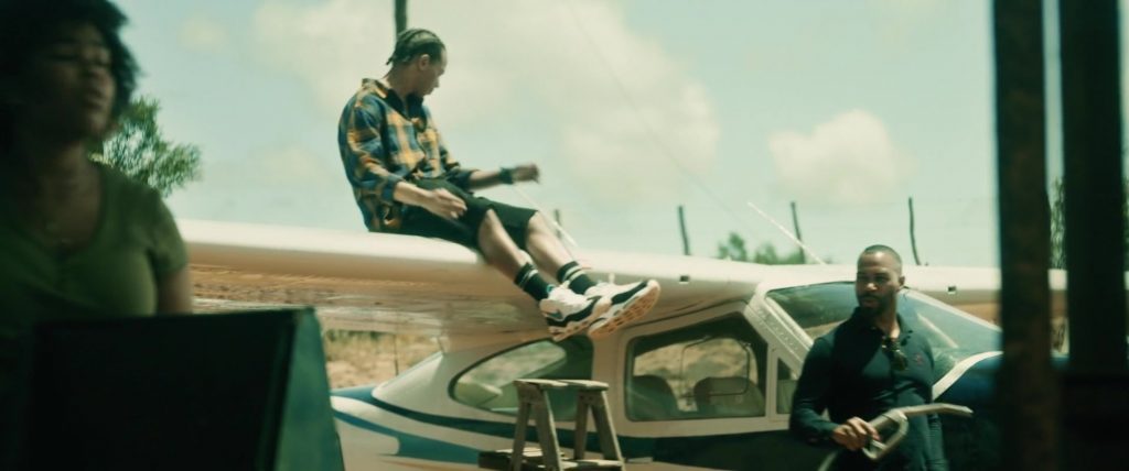 Nike Air Max Uptempo '95 Sneakers of Kalifa Burton as Tydon Woods in Spell (2020) (Image 1)