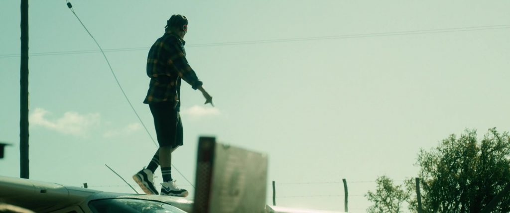 Nike Air Max Uptempo '95 Sneakers of Kalifa Burton as Tydon Woods in Spell (2020) (Image 2)