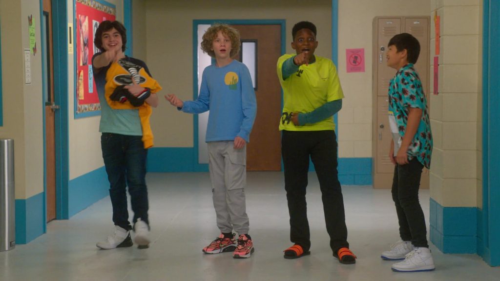 Nike Air Max and Air Force 1 Sneakers Worn by Actors in Cobra Kai S04E07 “Minefields” (2021) (Image 1)