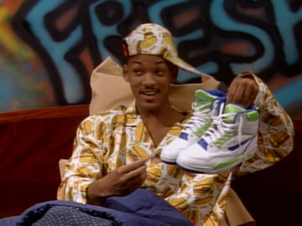 Nike Air Solo Flight ’90 Sneakers of Will Smith in The Fresh Prince of Bel-Air S01E13 “Knowledge Is Power” (1990) (Image 2)