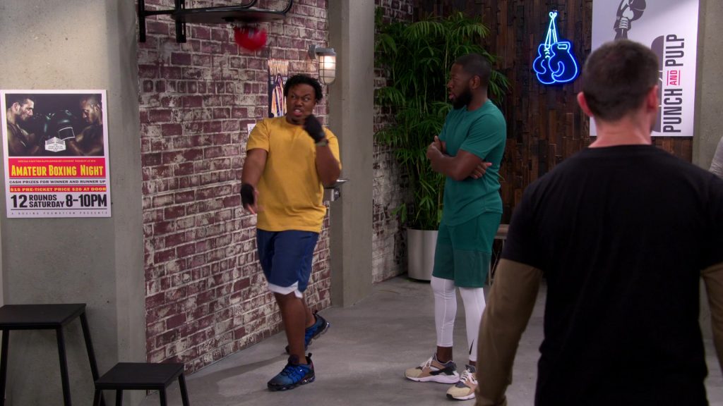 Nike Air Vapormax Plus Sneakers of Marcel Spears as Marty Butler in The Neighborhood S04E11 “Welcome to the Knockout” (2022) (Image 1)