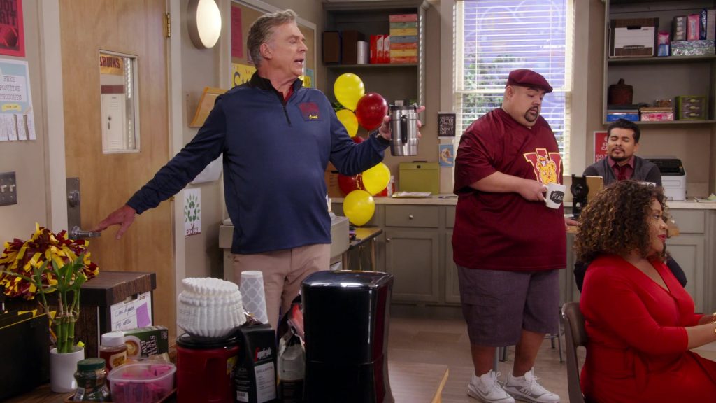 Nike Air White Sneakers Worn by Gabriel ‘Fluffy' Iglesias in Mr. Iglesias – Season 1, Episode 5, “Everybody Hates Gabe” (2019) (Image 1)