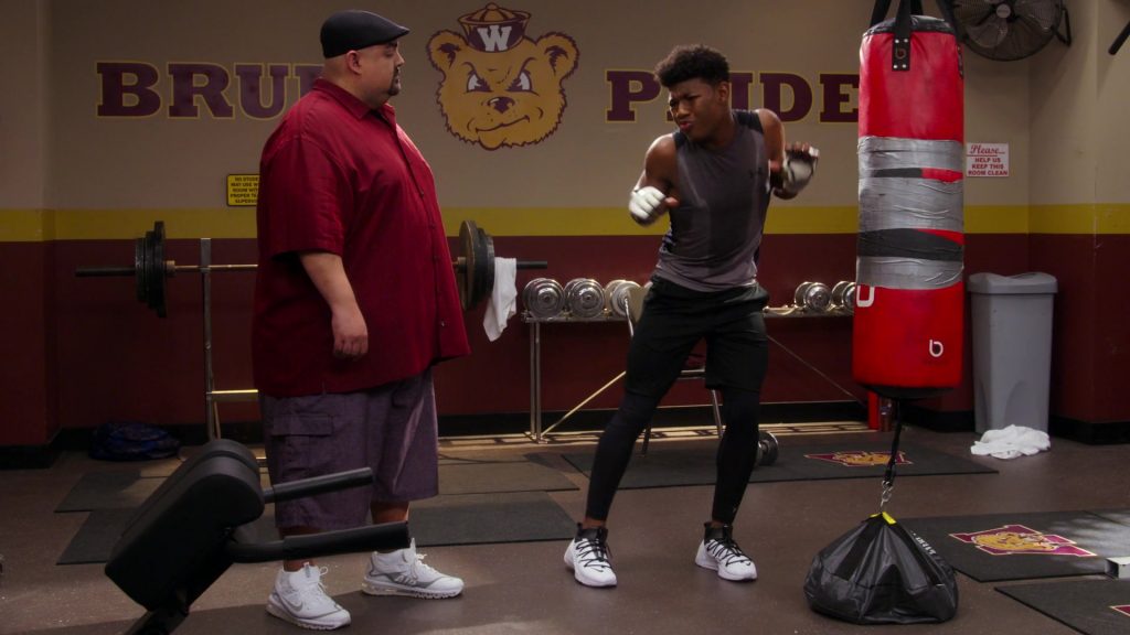 Nike Air White Sneakers Worn by Gabriel ‘Fluffy' Iglesias in Mr. Iglesias – Season 1, Episode 5, “Everybody Hates Gabe” (2019) (Image 2)