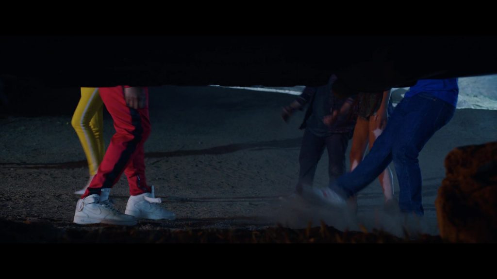 Nike Air White Sneakers of King Bach - Andrew Bachelor as John in The Babysitter - Killer Queen (2020) (Image 1)