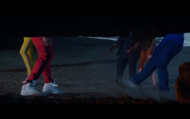 Nike Air White Sneakers of King Bach - Andrew Bachelor as John in The Babysitter - Killer Queen (2020) (Image 1)