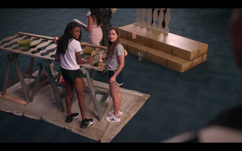 Nike Air Zoom SuperRep 2 Sneakers of Imani Lewis as Calliope ‘Cal' Burns and Adidas Shoes of Sarah Catherine Hook as Juliette Fairmont in First Kill S01E05 “First Love” (2022) (Image 1)