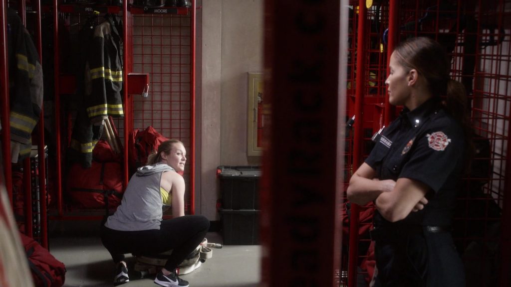 Nike Air Zoom Women's Sneakers of Danielle Savre as Maya Bishop in Station 19 S04E04 “Don't Look Back in Anger” (2020) (Image 1)