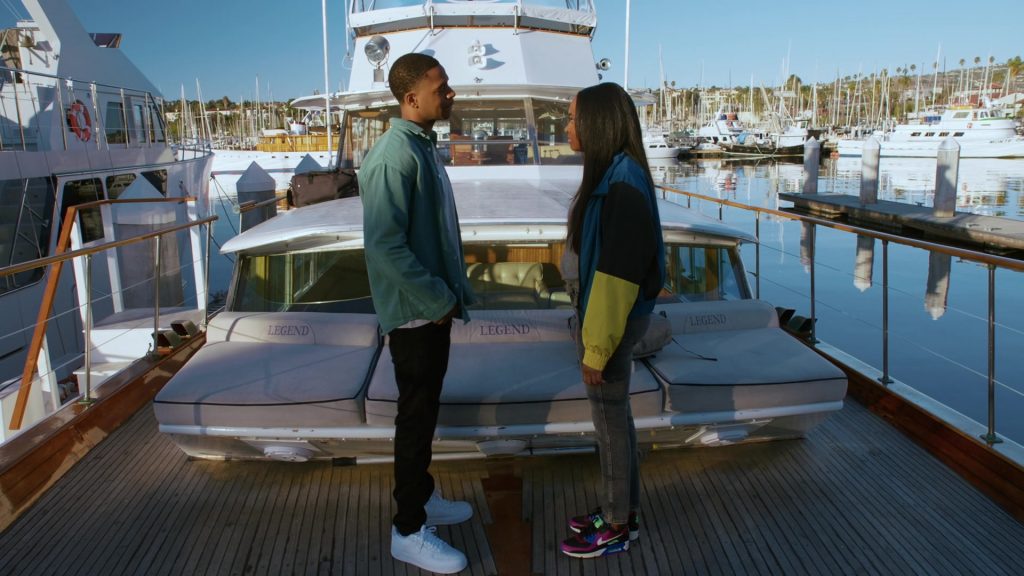 Nike AirMax 90 Sneakers of Kayla Smith as Kamran ‘Kam' Hanna in NCIS - Los Angeles S12E12 “Can't Take My Eyes off You” (2021) (Image 2)