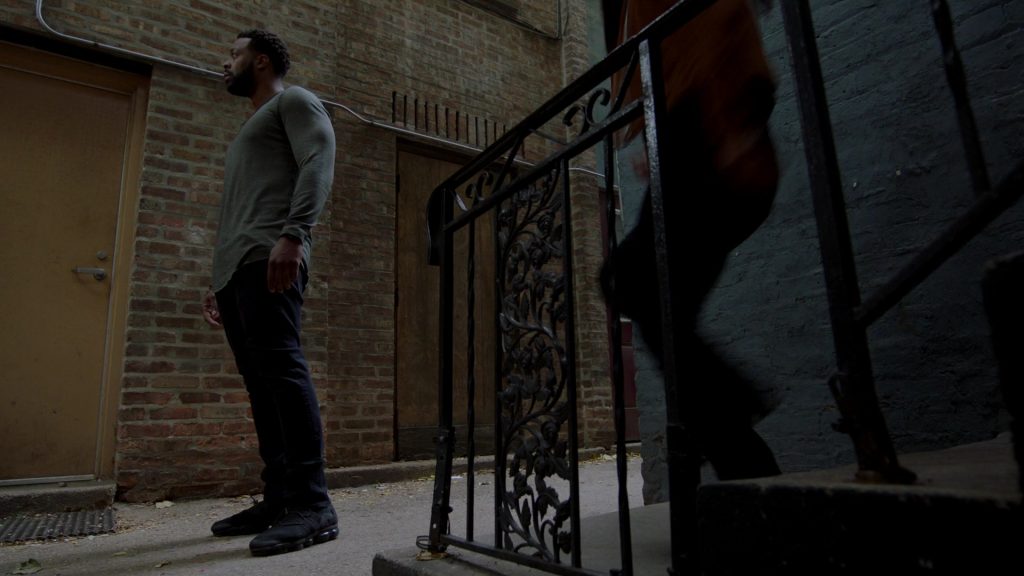 Nike All-Black Sneakers Worn by LaRoyce Hawkins as Officer Kevin Atwater in Chicago P.D. Season 7 Episode 10 “Mercy” (2020) (Image 1)