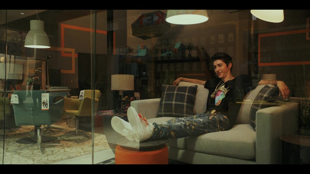 Nike All-White Shoes Worn by Gregory Kasyan as Eli Cardashyan in Daybreak Season 1 Episode 5 “Homecoming Redux or My So Called Stunt Double Life” (2019) (Image 1)