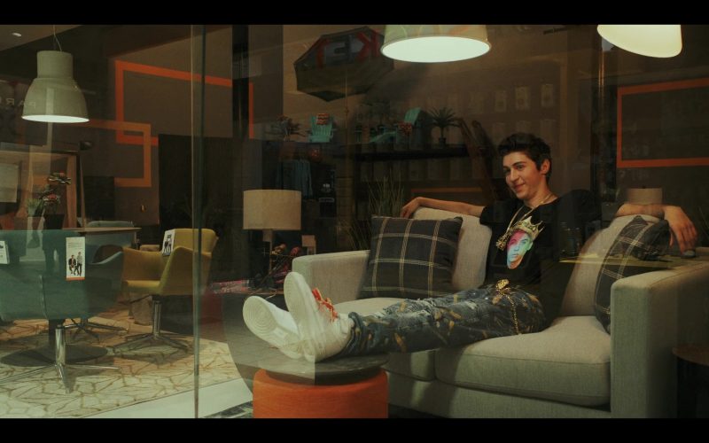 Nike All-White Shoes Worn by Gregory Kasyan as Eli Cardashyan in Daybreak Season 1 Episode 5 “Homecoming Redux or My So Called Stunt Double Life” (2019) (Image 1)