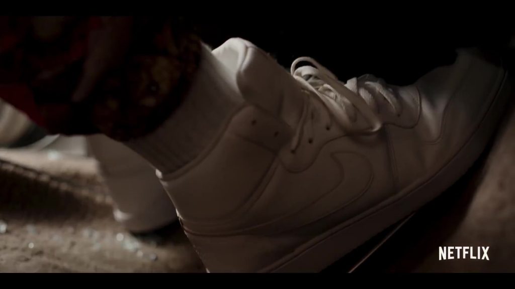 Nike All-White Sneaker Shoes Worn by Winston Duke in Spenser Confidential (2020) (Image 1)