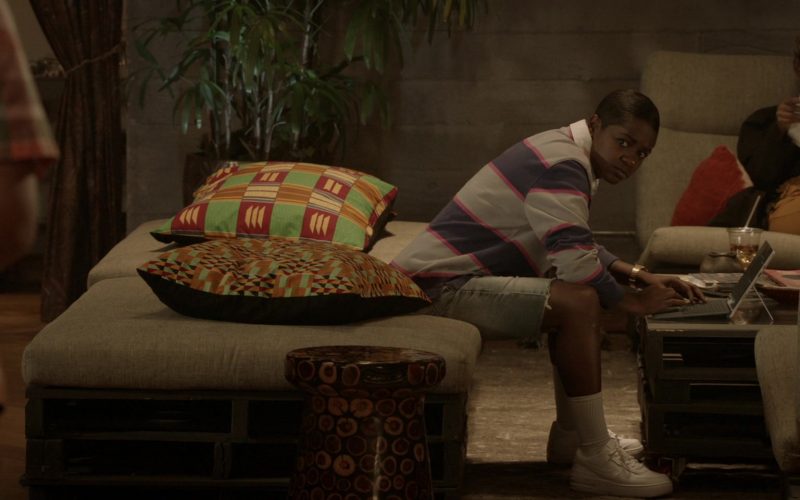 Nike All-White Sneakers Worn by Bre-Z as Tamia ‘Coop' Cooper in All American Season 2 Episode 9 “One of Them Nights” (2020) (Image 1)