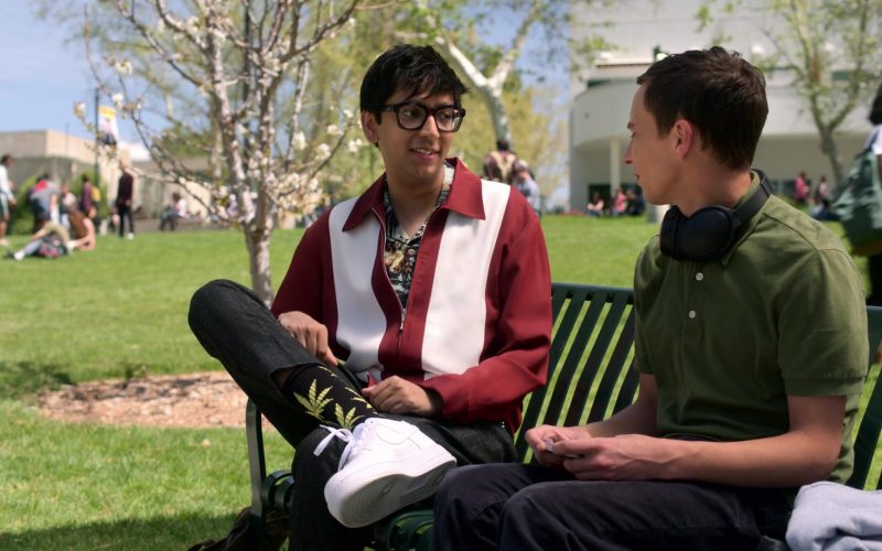 Nike All-White Sneakers Worn by Nik Dodani as Zahid in Atypical Season 3 Episode 2 “Standing Sam” (2019) (Image 1)