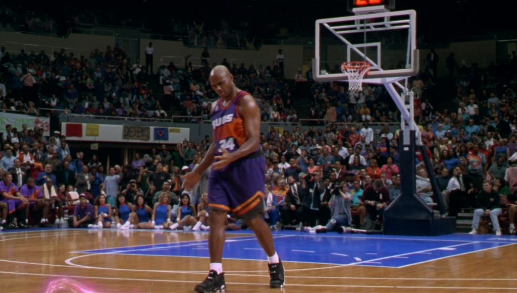 Nike Basketball Black Sneakers in Space Jam (1996) (Image 1)