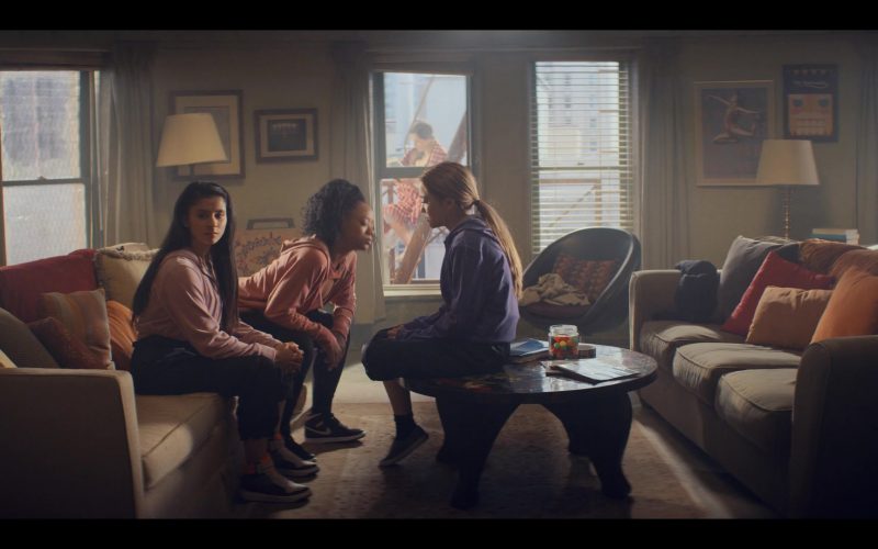 Nike Black High Top Sneakers of Kylie Jefferson as Neveah Stroyer in Tiny Pretty Things S01E07 “Catch & Release” (2020) (Image 1)