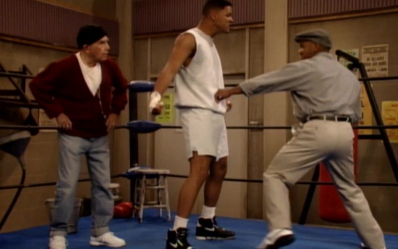 Nike Black High Top Sneakers of Will Smith in The Fresh Prince of Bel-Air S04E26 “The Philadelphia Story” (1994) (Image 1)