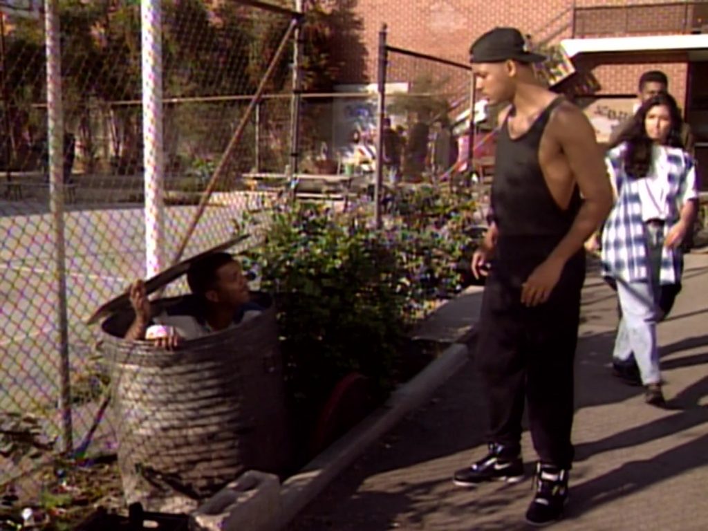 Nike Black High Top Sneakers of Will Smith in The Fresh Prince of Bel-Air S04E26 “The Philadelphia Story” (1994) (Image 4)
