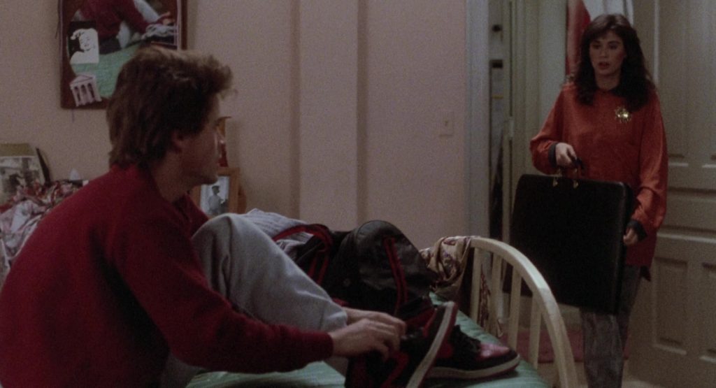 Nike Black & Red Logo Shoes Worn by Rob Lowe in About Last Night… (1986) (Image 3)