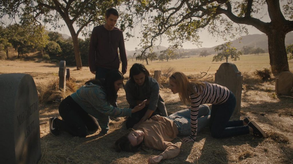 Nike Black Shoes Worn by Brianne Tju as Alex Portnoy in Light as a Feather – Season 2 Episode 16 …Brave as a Lion (2019) (Image 1)