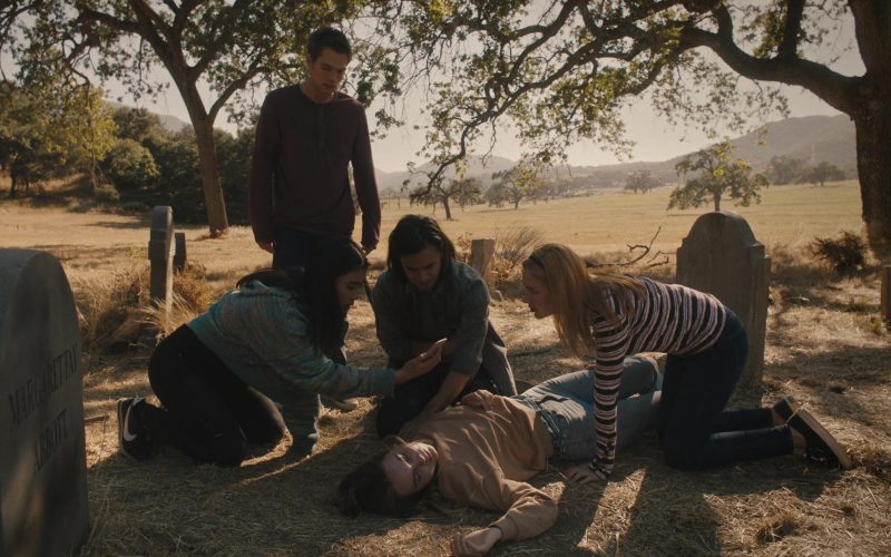 Nike Black Shoes Worn by Brianne Tju as Alex Portnoy in Light as a Feather – Season 2 Episode 16 …Brave as a Lion (2019) (Image 1)