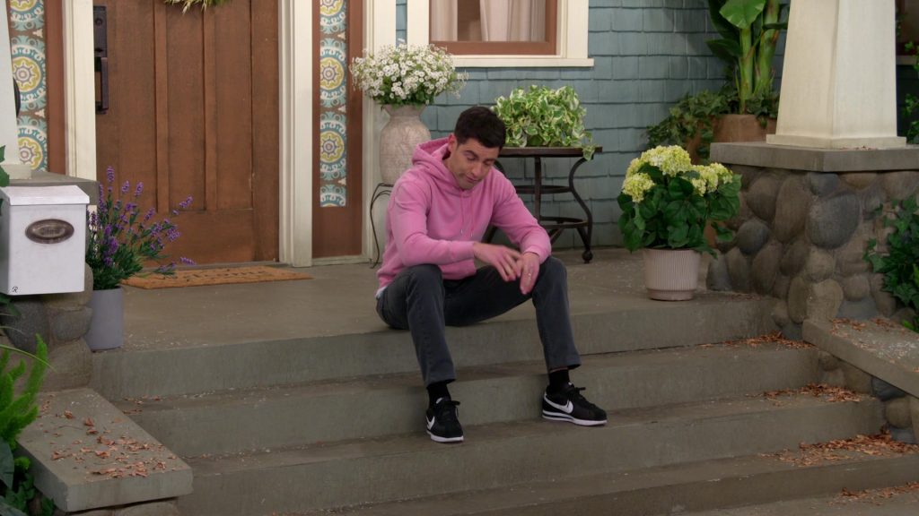 Nike Black Shoes Worn by Max Greenfield as Dave in The Neighborhood Season 2 Episode 12 “Welcome to the Freeloader” (2020) (Image 1)