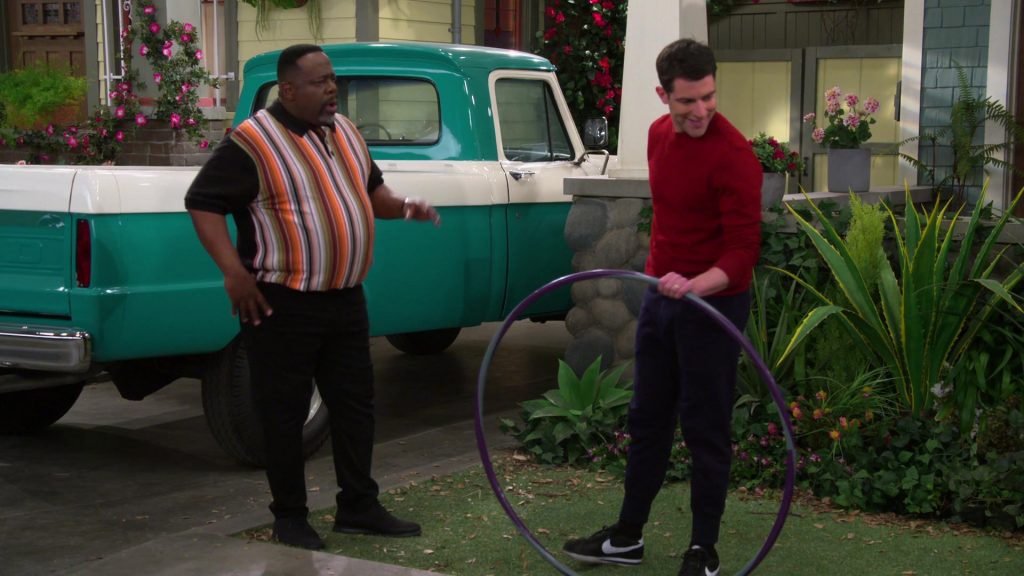 Nike Black Shoes Worn by Max Greenfield in The Neighborhood S02E18 “Welcome to the Team” (2020) (Image 1)