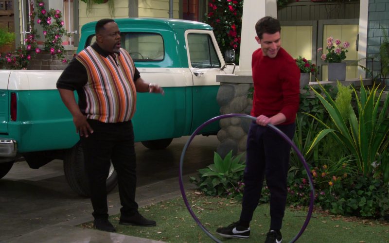 Nike Black Shoes Worn by Max Greenfield in The Neighborhood S02E18 “Welcome to the Team” (2020) (Image 1)