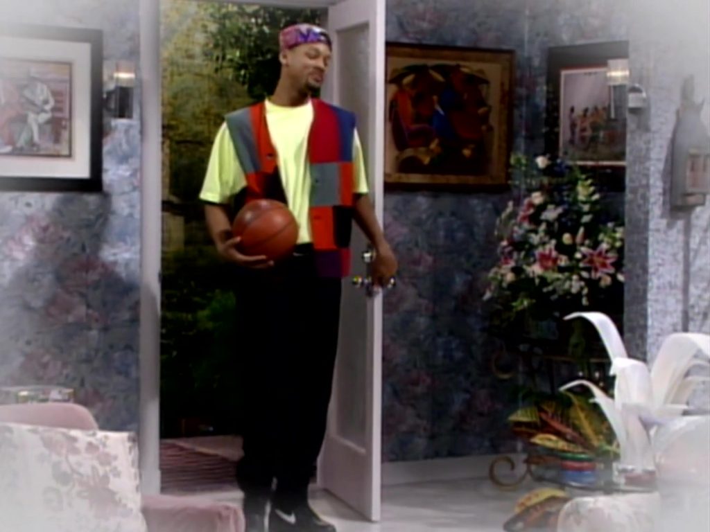 Nike Black Shoes Worn by Will Smith in The Fresh Prince of Bel-Air S03E16 “Bundle of Joy” (1993) (Image 1)