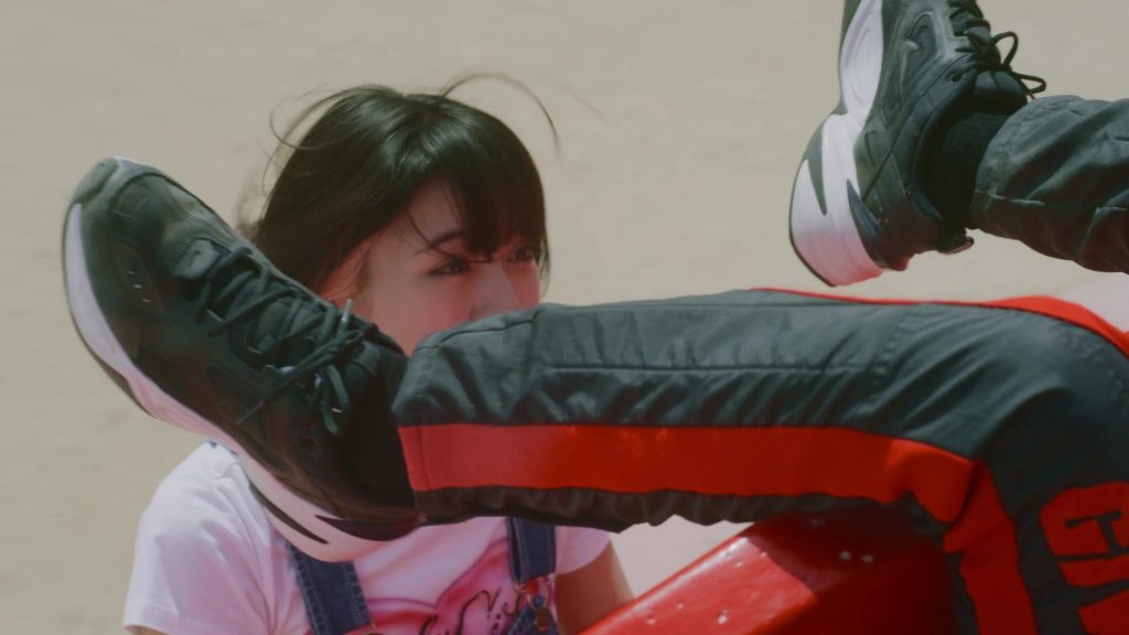 Nike Black Shoes in Followers S01E02 “Login” (2020) (Image 1)