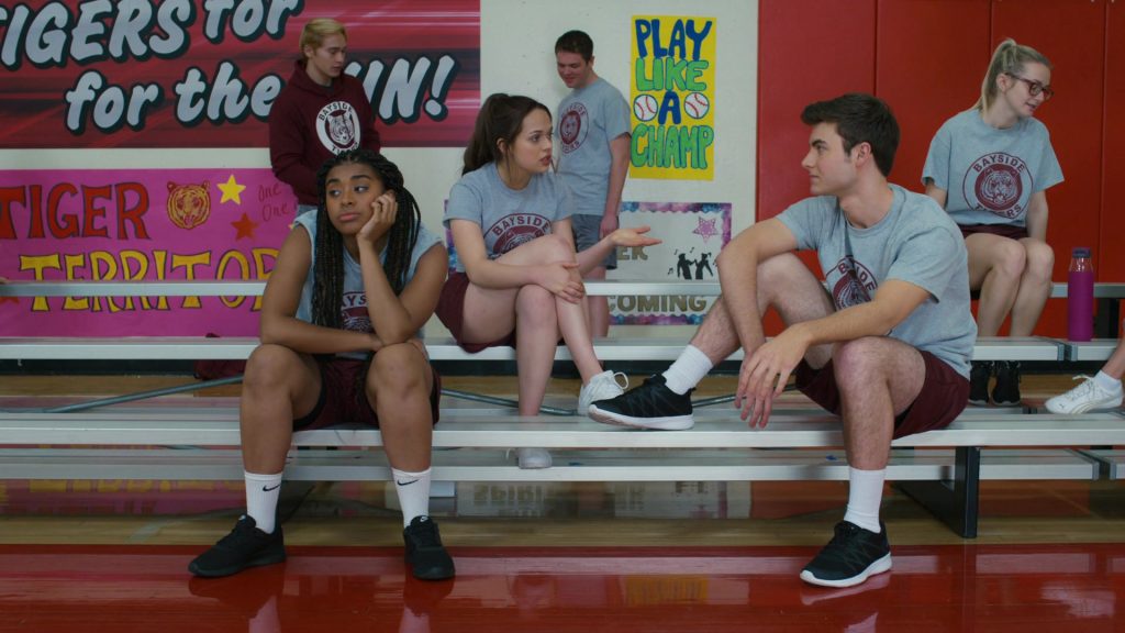Nike Black Sneakers and White Socks of Alycia Pascual-Peña as Aisha Garcia in Saved by the Bell S01E03 “The Bayside Triangle” (2020) (Image 1)